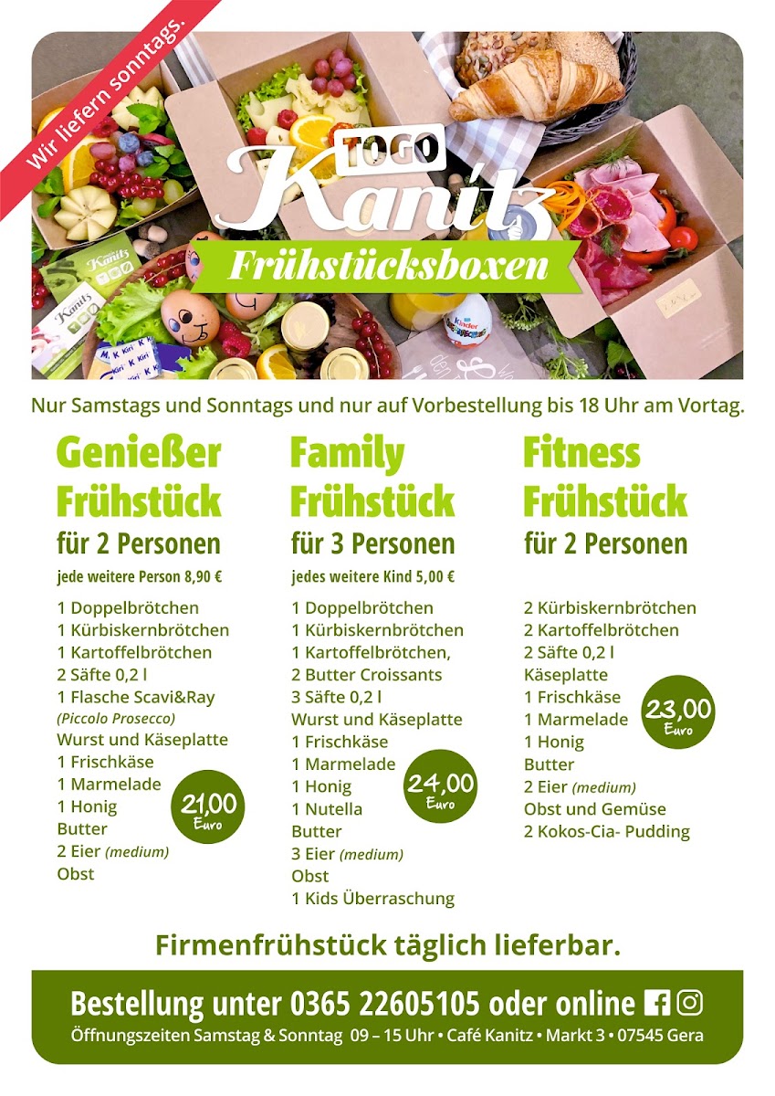 Menu Kanitz Cafe Bar - Gera-7