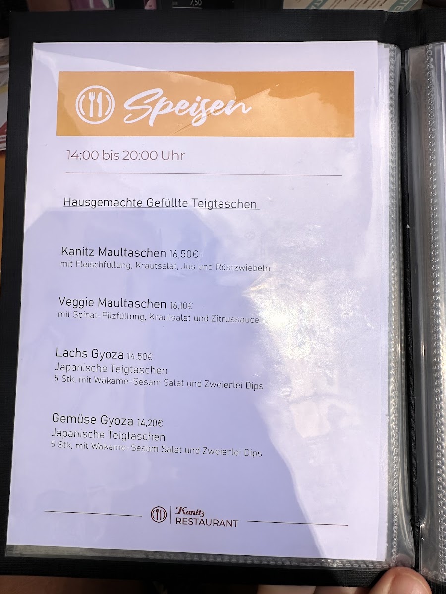 Menu Kanitz Cafe Bar - Gera-9